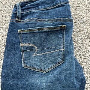 8 short American Eagle flare jeans